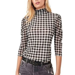 Free people Gather Turtleneck Top size M